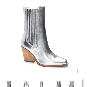Chinese laundry Cali Boot // SILVER